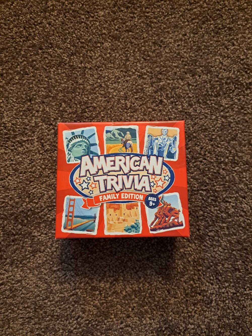American Trivia Family Edition Card Game